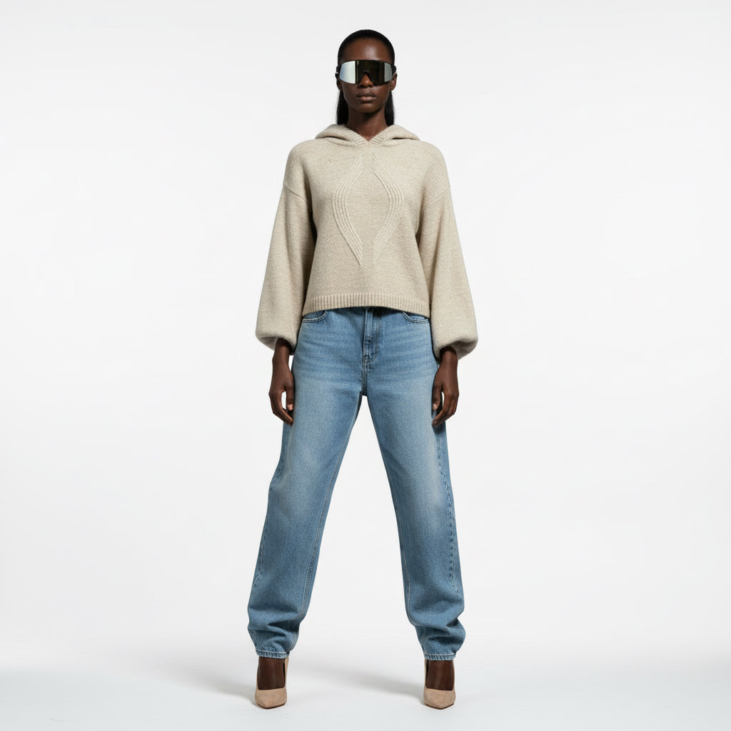 Knitwear Mohair Symbol "O"