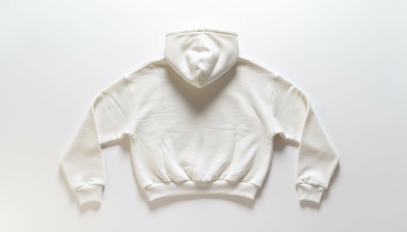 Hoodie Crop Padded Shoulders